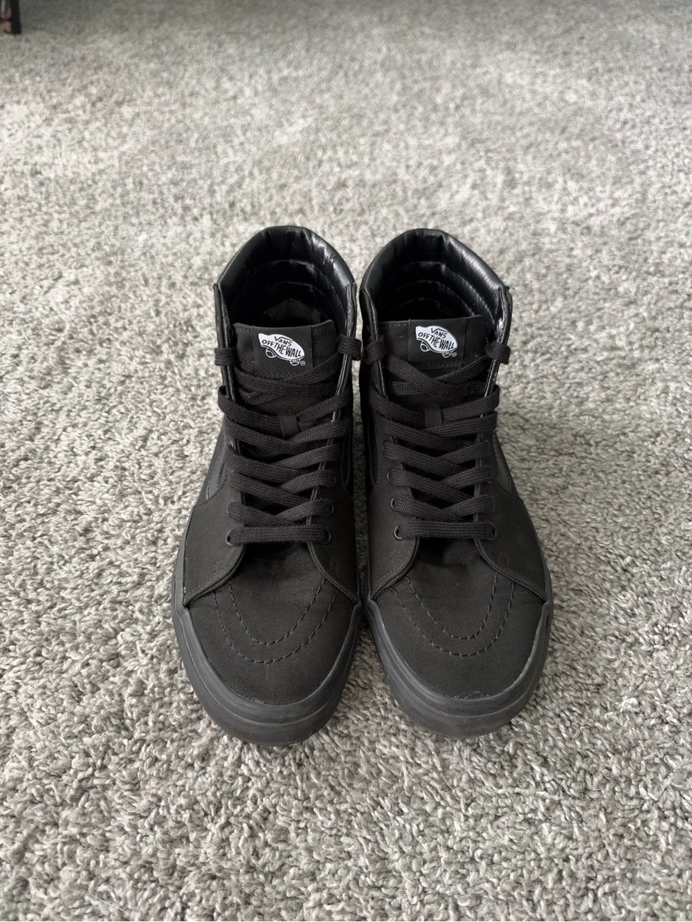 Vans Black Sk8-Hi Shoes